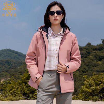 秋冬季男女棉服加厚保暖广告棉衣制户外工作服连帽冲锋衣定制logo