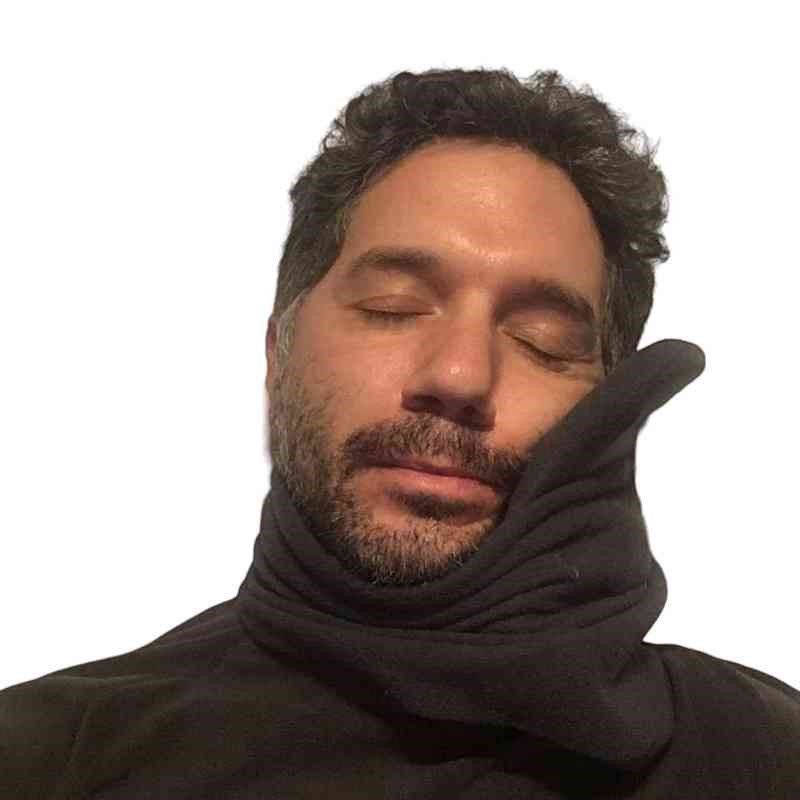 飞机旅行靠枕枕头坐睡神器便携型枕办公午睡靠枕高铁支撑枕护颈