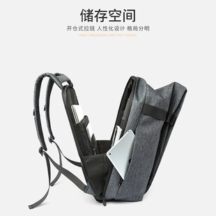 笔记本电脑包双肩包男款英伦风登山背包牛津布轻便通勤包书包男包