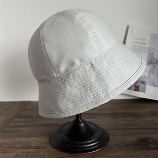 日系帽子女渔夫帽女夏季薄款UV短檐韩版百搭春秋文艺遮阳防晒盆帽