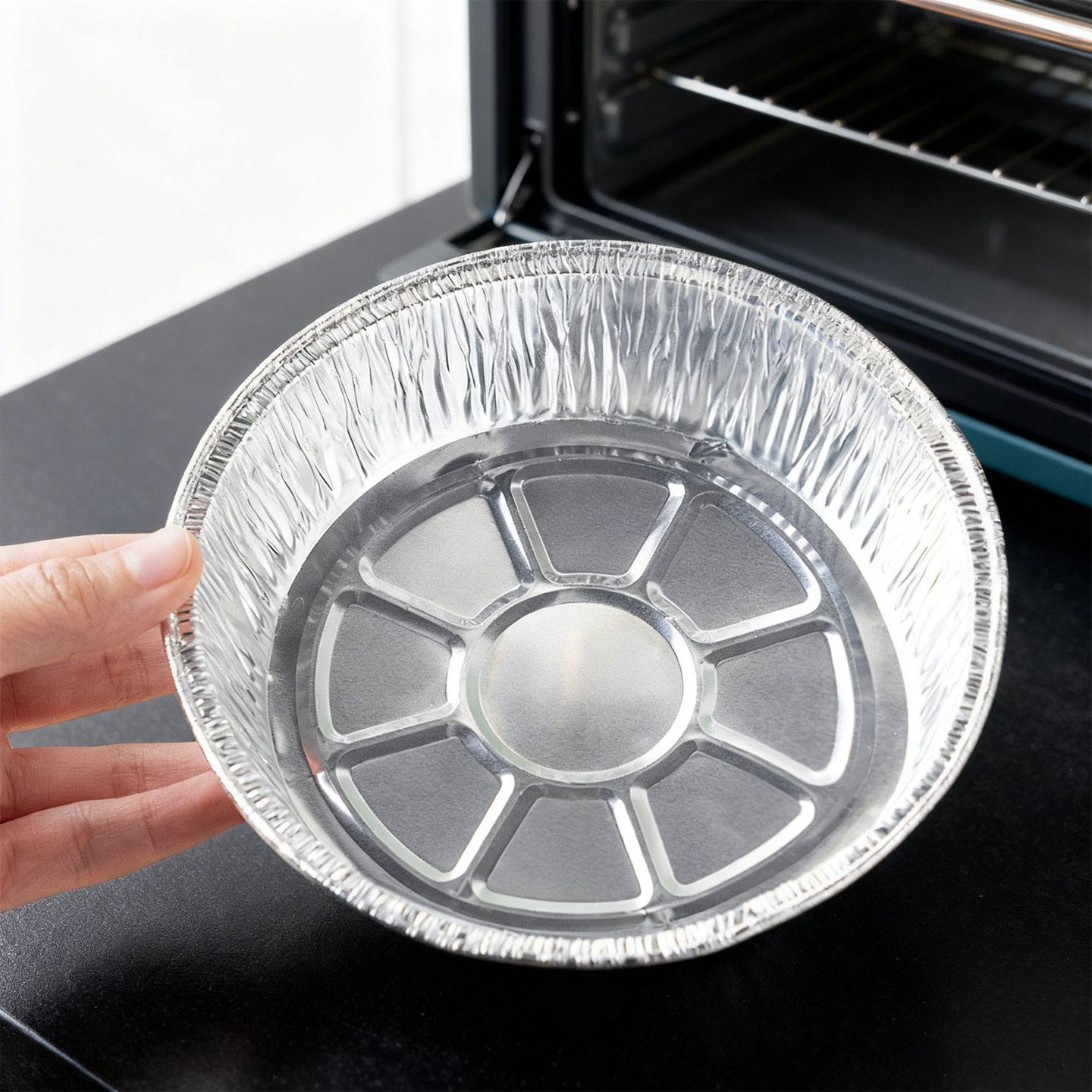 锡纸空气炸锅专用纸家用的铝箔锡纸盘盒烤箱食物吸油纸食品级烘焙
