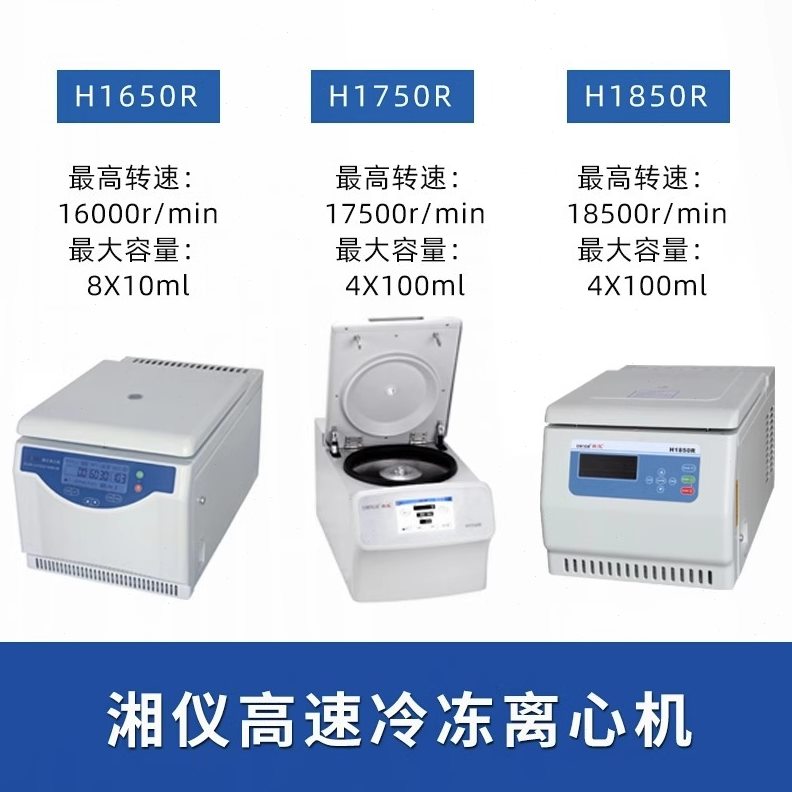 湖南湘仪H1650R/H1750R台式速冷冻离心机实验室低温离心机分离