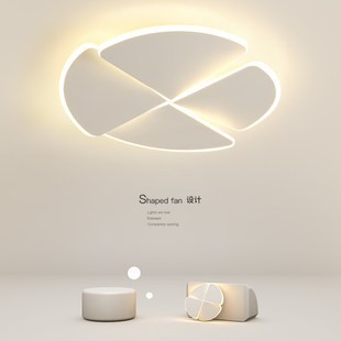 创意主卧室灯简约现代led吸顶灯小客厅灯书房灯极简餐厅房间灯具