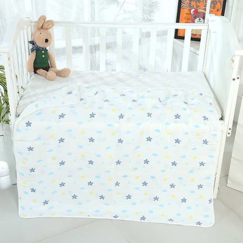 四层棉质纱布童被 100*100婴童毛巾被卡通印花方形抱被儿童浴巾,居家布艺,浴巾,淘宝优惠券,粉丝福利购,淘宝优惠卷