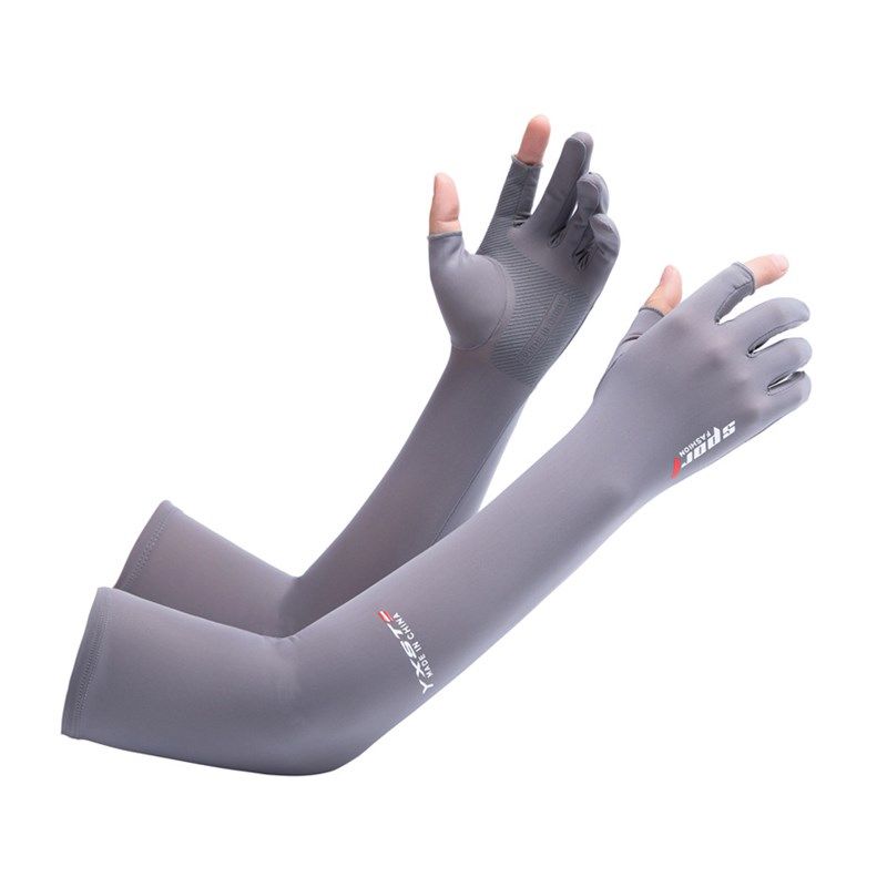 冰丝防晒手套袖套男女春夏季电动车二指钓鱼长款薄款透气防滑骑行,服饰配件/皮带/帽子/围巾,手套,淘宝优惠券,粉丝福利购,淘宝优惠卷