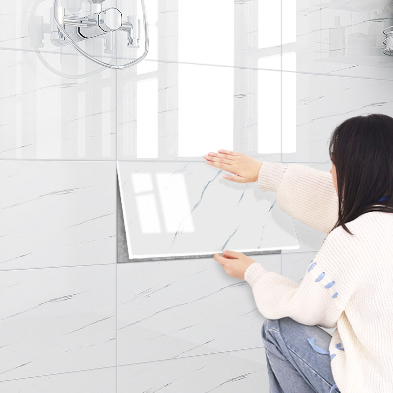 仿瓷砖贴纸防水防潮pvc墙板墙面装饰墙壁卫生间大理石铝塑板墙贴,家居饰品,瓷砖贴,淘宝优惠券,粉丝福利购,淘宝优惠卷