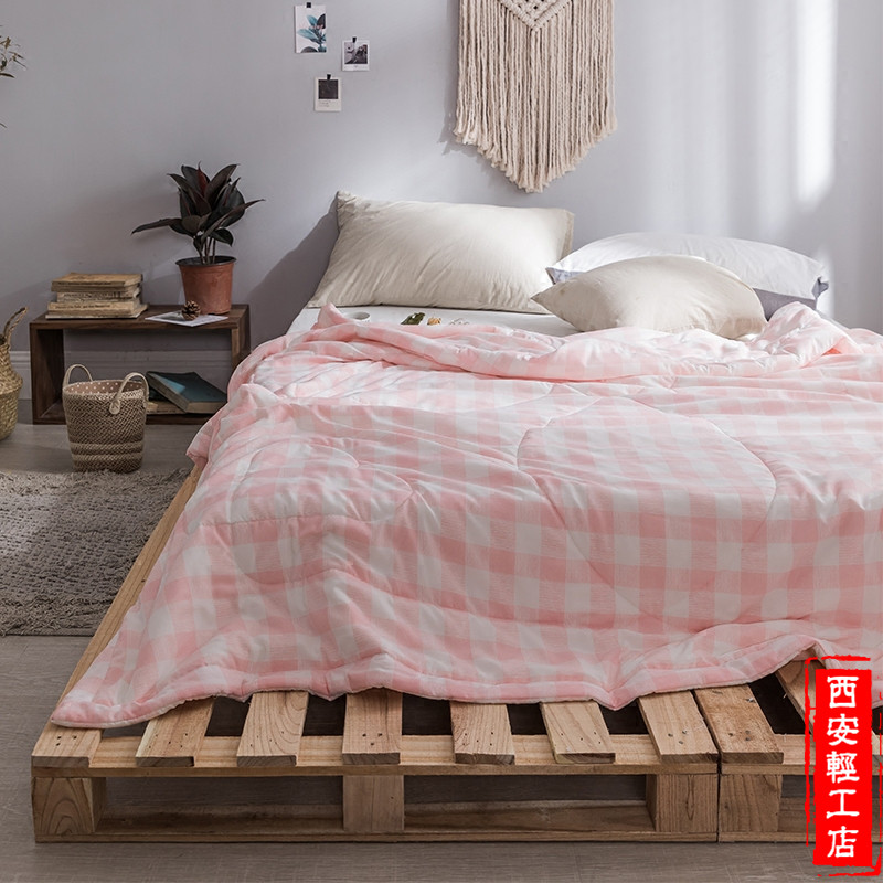 春秋被子纯棉花被夏季可水洗空调被被芯单人双人夏凉被学生宿舍床,床上用品,棉花被,淘宝优惠券,粉丝福利购,淘宝优惠卷