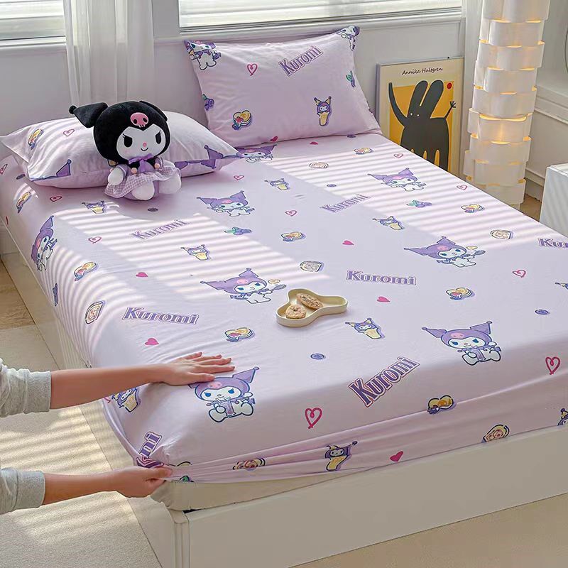 全棉可定做纯棉床笠单件防尘罩床垫套儿童全包防滑棕垫保护套床罩