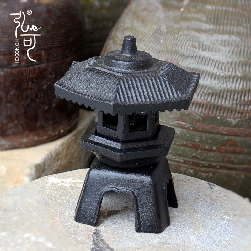 日式庭院铸铁艺复古烛台落地灯小夜香炉家用香薰创意宫灯摆件配件,家居饰品,烛台,淘宝优惠券,粉丝福利购,淘宝优惠卷