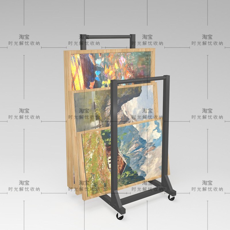 艺术扳收纳展示存放架没事油画扳子陈列摆放相V框置物收纳整理