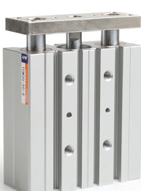 25薄气动S杆轴气缸75三X大/50/30双T120S带型/5S10力导向/推/50CM