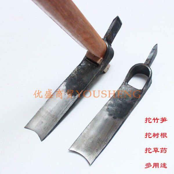 全两用根挖竹笋挖挖锄头锄农具斧头手工锻打钢树弹簧钢长柄笋加厚