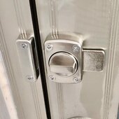 移门反扣卡锁防盗锁旋转扣道防锁免打孔更衣室卫生间插销门栓插销