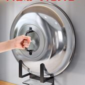 托架架子厨房置物架壁挂式 放架免打孔盖农村墙上收纳神器菜板大锅