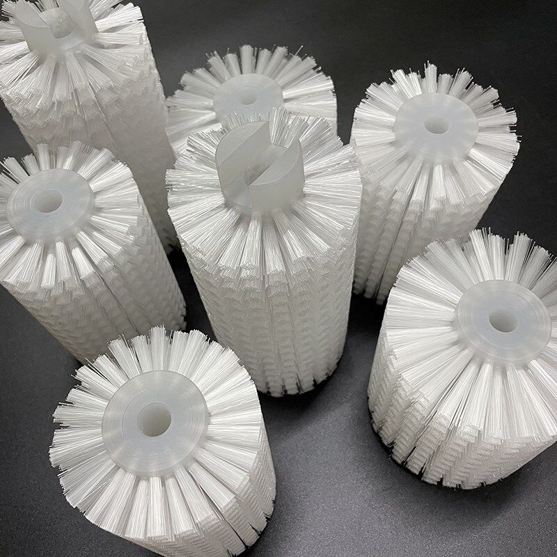 立式包装机毛刷轮定制空心毛轮玻璃除胶洗鞋机Q枕式理料泡罩机滚