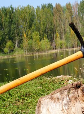 高产镐把金属11实全套钢制实木64扁尖筋结八十年大型镐+钢85老CM