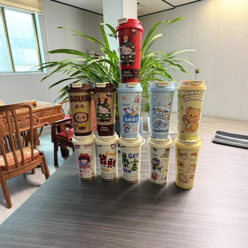 316内胆咖啡杯陶瓷双层保温杯礼品手提杯户.外双饮男女