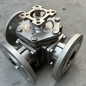 304 316不锈钢法兰三通球阀多通分配阀T型L型四通阀出口高端品质