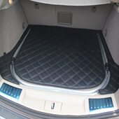 凯迪拉克xt5专用滑道皮革大全包围后备箱后仓尾箱垫内饰改装 饰垫