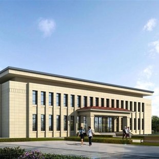 办公楼建筑外观设计案例效果图 现代办公 现代办公楼 产业园 工业