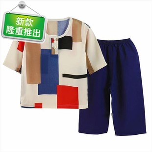 女孩婴儿衣服夏季5五6六7七8八9九1t0十个月女宝绵绸睡衣套装1-3