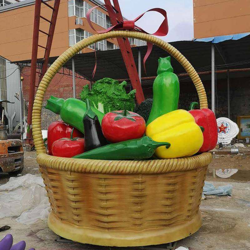 玻璃钢丰收果篮雕塑景观雕塑仿真水果蔬菜农产品雕塑模型摆件,畜牧/养殖物资,畜牧/养殖器械,淘宝优惠券,粉丝福利购,淘宝优惠卷