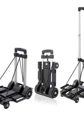 小拉车折叠家用搬运拖车便携摆摊手推车handtrolley行李车