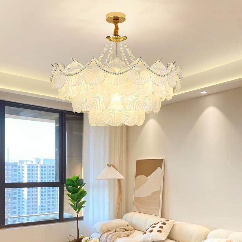法式轻奢水晶玻璃灯奶油风客厅灯2024新款网红餐厅灯设计师卧室灯,清洗/食品/商业设备,风口/风叶/风机配件,淘宝优惠券,粉丝福利购,淘宝优惠卷