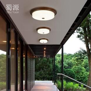 户外吸顶灯别墅自建房大门口屋檐阳台庭院走廊防水防虫三防