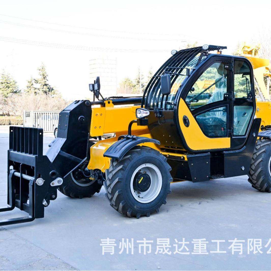 伸缩臂叉装机搬运飞机零部件设备救援与拖拽物料全地形柴油搬运车