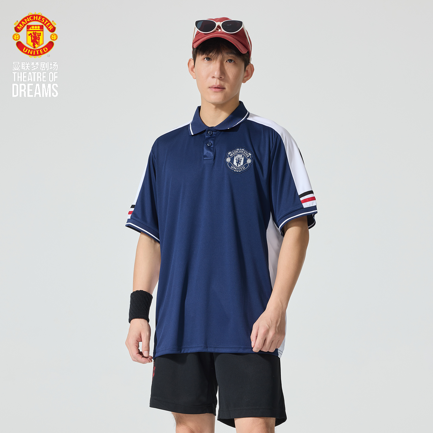 曼联梦剧场曼联polo衫短袖足球服短袖T恤