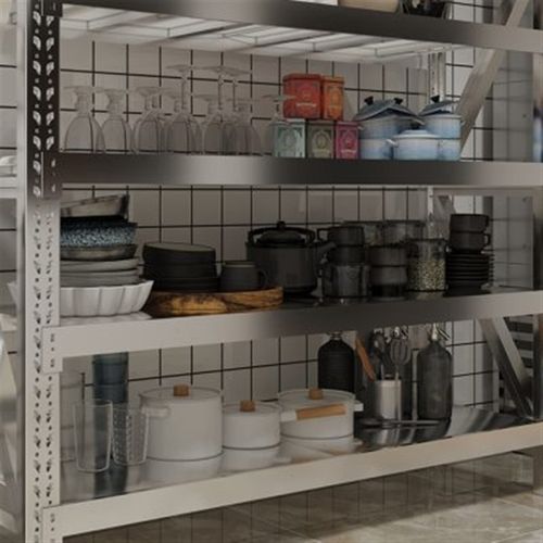 304不锈钢货架仓库仓储重型货物架工厂商用多层储物架落地置物架