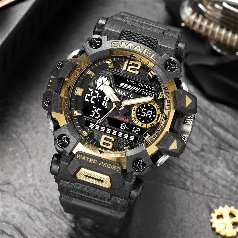 新款青少年手表中学生多功能运动电子手表初中高中生防水运动腕表