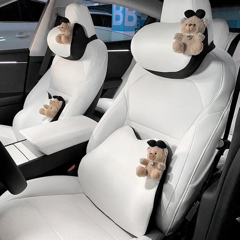 汽车头枕记忆棉车载座椅腰靠卡通可爱一对护颈枕靠垫女生车内装饰,汽车用品/电子/清洗/改装,头枕,淘宝优惠券,粉丝福利购,淘宝优惠卷