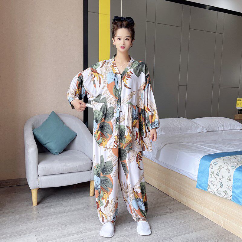 月子服卡通加大码睡衣女棉绸哺乳春秋产后喂奶夏季孕妇家居服套装,女士内衣/男士内衣/家居服,睡衣/家居服套装,淘宝优惠券,粉丝福利购,淘宝优惠卷