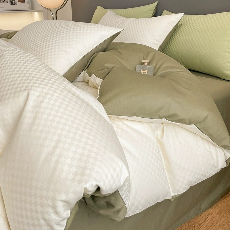 60支长绒棉纯棉被套单件150x200x230单双人夏季全棉被罩1.5米被单