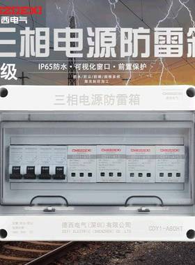 I级试验三相电源防雷箱380V一级保护器limp避雷箱10/350us汇流箱