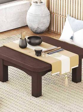 ft炕桌实木方桌楠竹榻榻米正方形吃饭桌小茶几炕上学习矮桌子飘窗