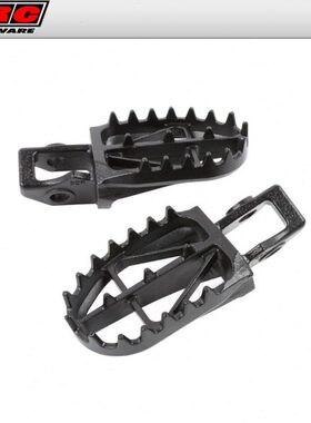 日本DRC越野摩托车加宽脚踏改装踏板57毫米宽脚钉降低增高踏板