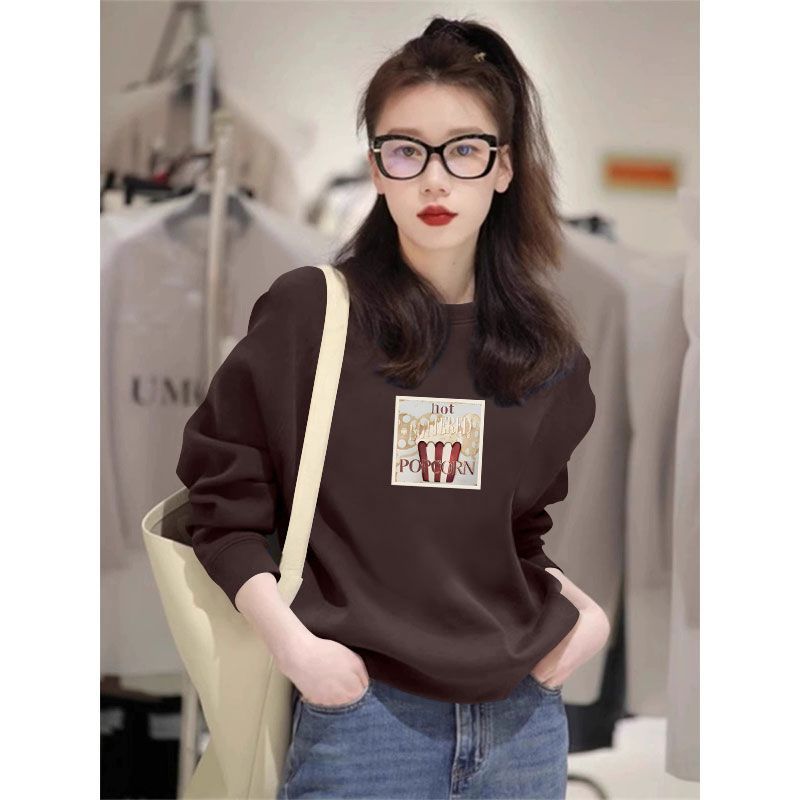 秋冬女士精品纯棉套头卫衣