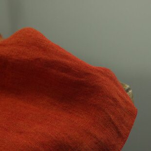 面料红黄 子服装 瓦娜家原创设计17支高品端新色织亚麻布料裙袍衫 裤