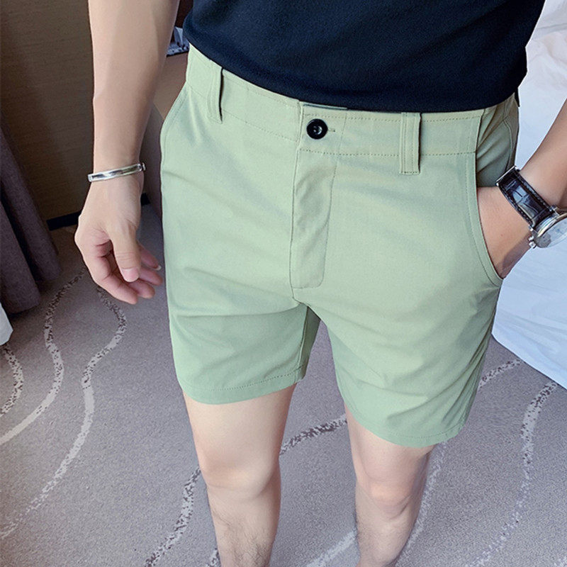 休闲西装短裤男夏季外穿