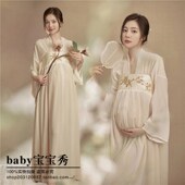 仙气连衣裙服装 影楼日常汉服女款 改良唐制齐胸襦裙古装 新款 春季