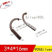 适用插针式 CT机 3X4 银石墨碳刷 高银碳刷3 20mm