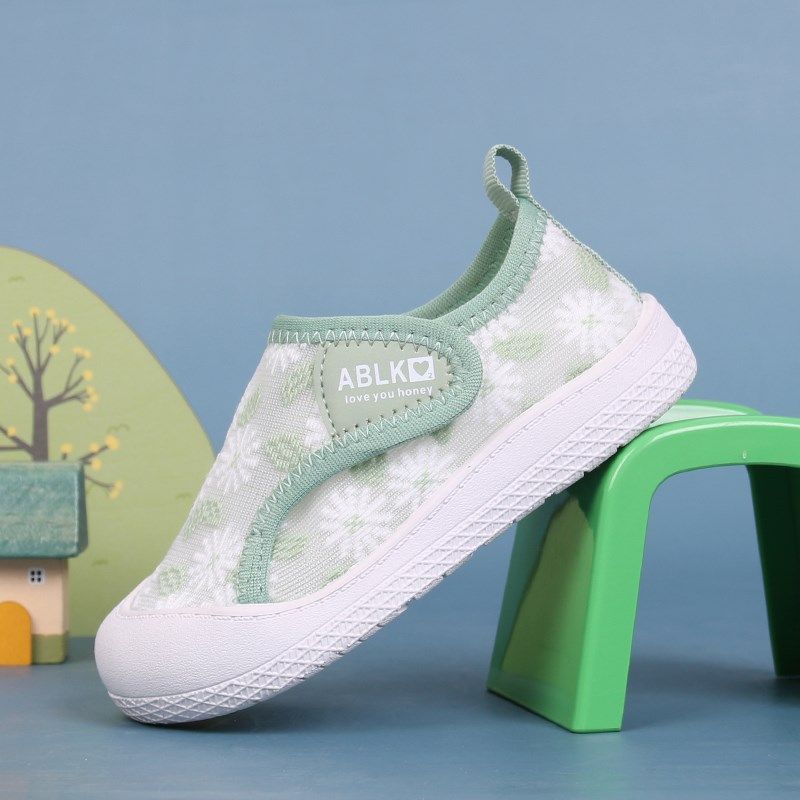 春秋款女童幼儿园室内鞋夏季网面透气单鞋宝宝软底校园入园帆布鞋,童鞋/婴儿鞋/亲子鞋,帆布鞋,淘宝优惠券,粉丝福利购,淘宝优惠卷