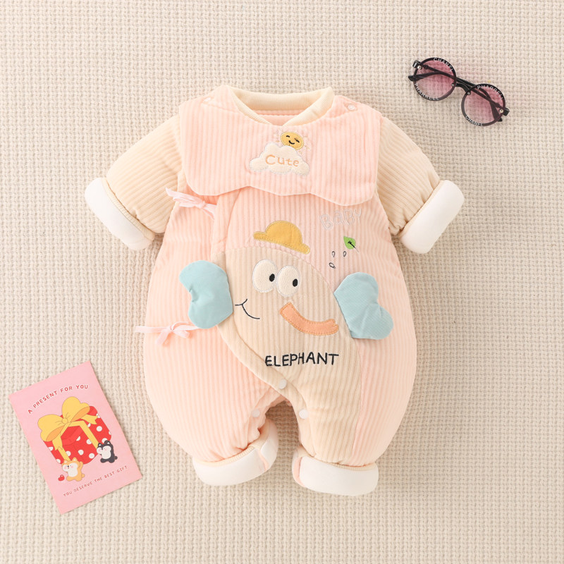 新生儿连体衣加厚保暖棉袄婴儿夹棉外出服棉服秋冬季初生宝宝抱衣,童装/婴儿装/亲子装,连身衣/爬服/哈衣,淘宝优惠券,粉丝福利购,淘宝优惠卷