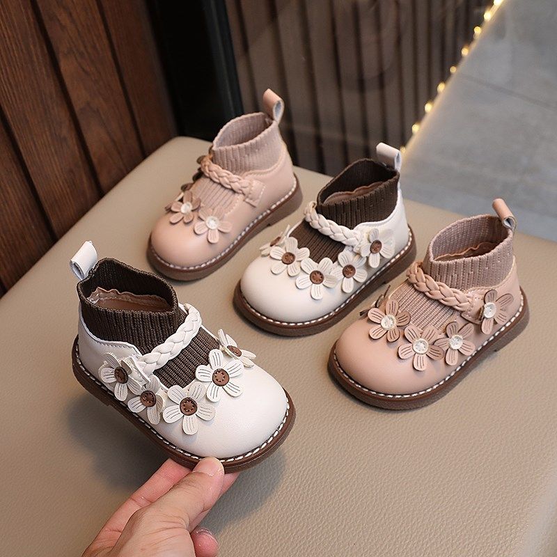 女宝宝鞋子女童公主鞋软底婴儿学步鞋春秋女孩小皮鞋豆豆鞋1到3岁,童鞋/婴儿鞋/亲子鞋,学步鞋,淘宝优惠券,粉丝福利购,淘宝优惠卷