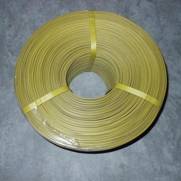 10公斤无纸芯1根头手打带 打包带包装带 黄色打包带 塑料带