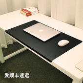 扣挂边耐热电脑办公皮鼠标垫折边护肘耐脏磨防水书写字桌垫家用