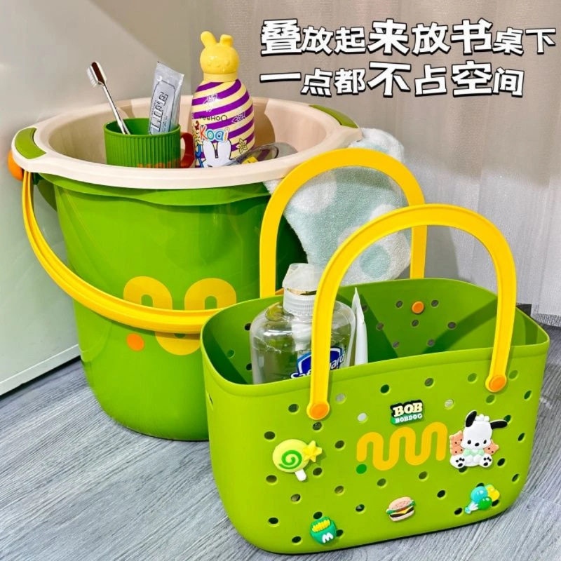 开学季学生宿舍住校洗漱用品套装大学生高中生水桶脸盆洗澡五件套